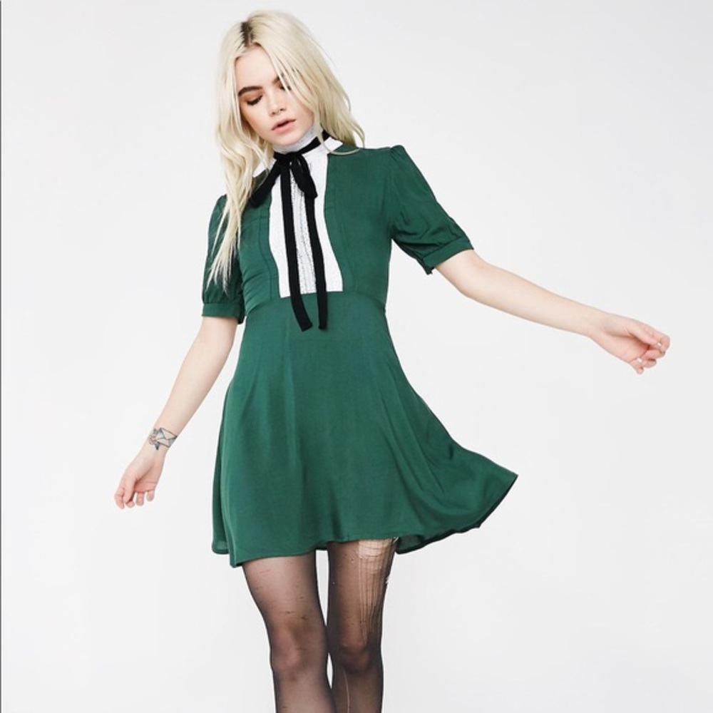 Valfre Hunter Green Jolie Dress